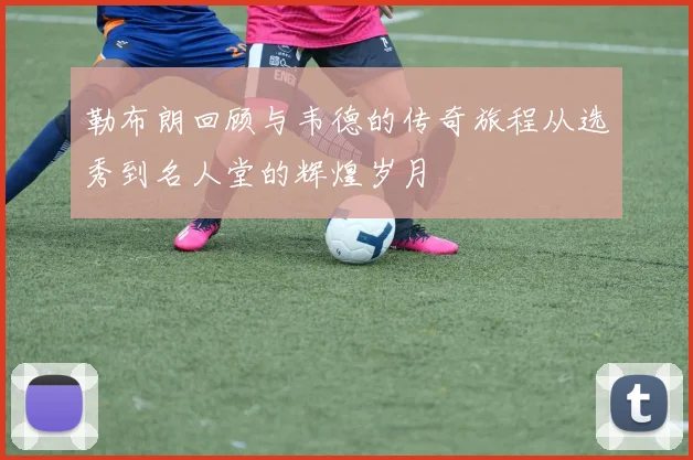 勒布朗回顾与韦德的传奇旅程从选秀到名人堂的辉煌岁月