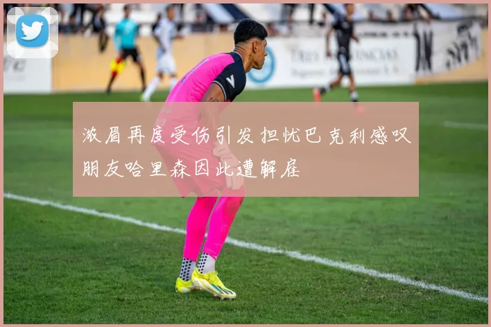 浓眉再度受伤引发担忧巴克利感叹朋友哈里森因此遭解雇